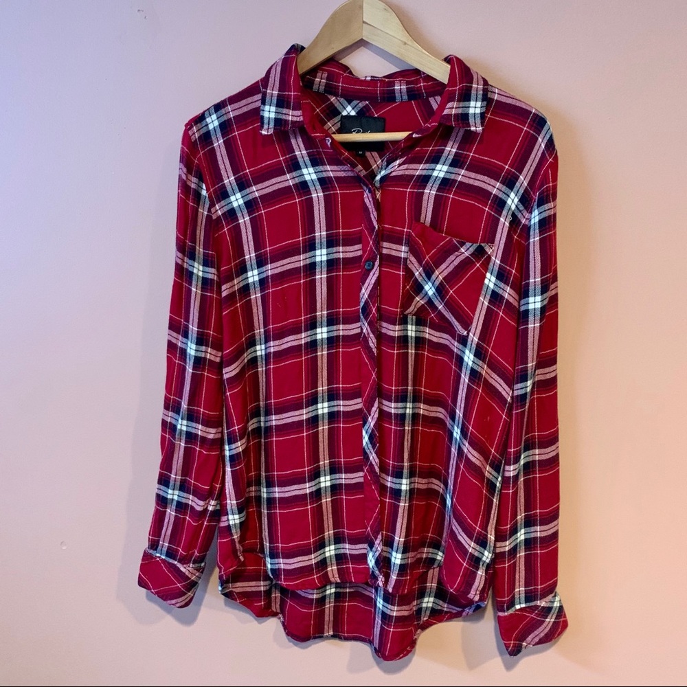 Rails Hunter Long Sleeve Plaid Button-Down